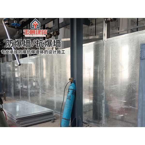 纤维复合钢板抗爆墙定制 轻质防爆墙施工安装一条龙服务